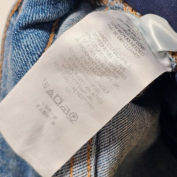 Free People High-Waisted Light Wash Ankle Skinny Jeans Cut off Women's Size 31 - Picture 16 of 16